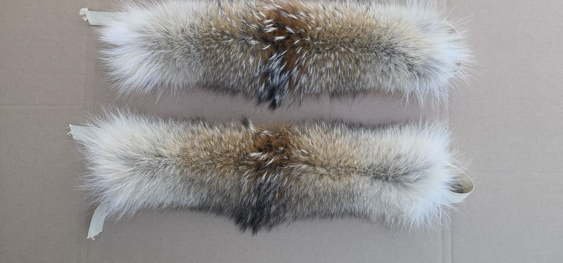 大鹅远征款高品质雪咒毛领 仿真狼毛领供应皮草皮革制帽围毛领