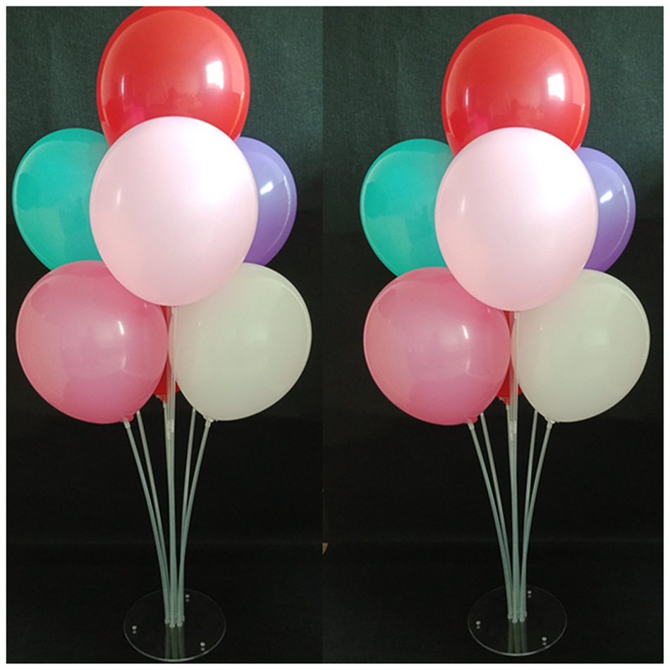 透明气球桌飘 支架婚庆装饰 气球支架优惠气球柱展示架气球树杆托