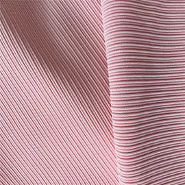弹力条子突起 直横条布 提花效果 针织双面布