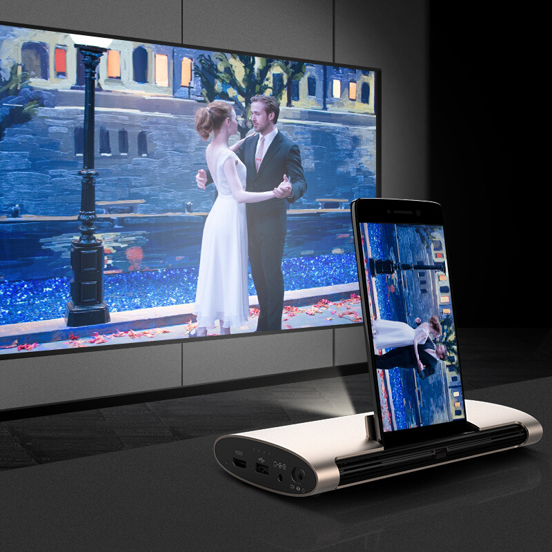 坚果投影仪m6家用高清小型商务办公3d家庭影院迷你便携投影机批发