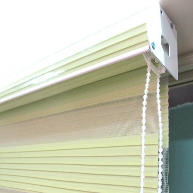 seven-fold soft gauze shutter double-layer shading blinds office kitchen bathroom double-layer zebra blinds