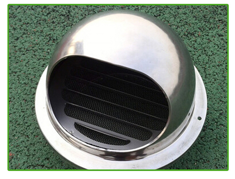 不锈钢风帽排气帽 防风帽外墙排风罩透气帽外气口管罩通风口