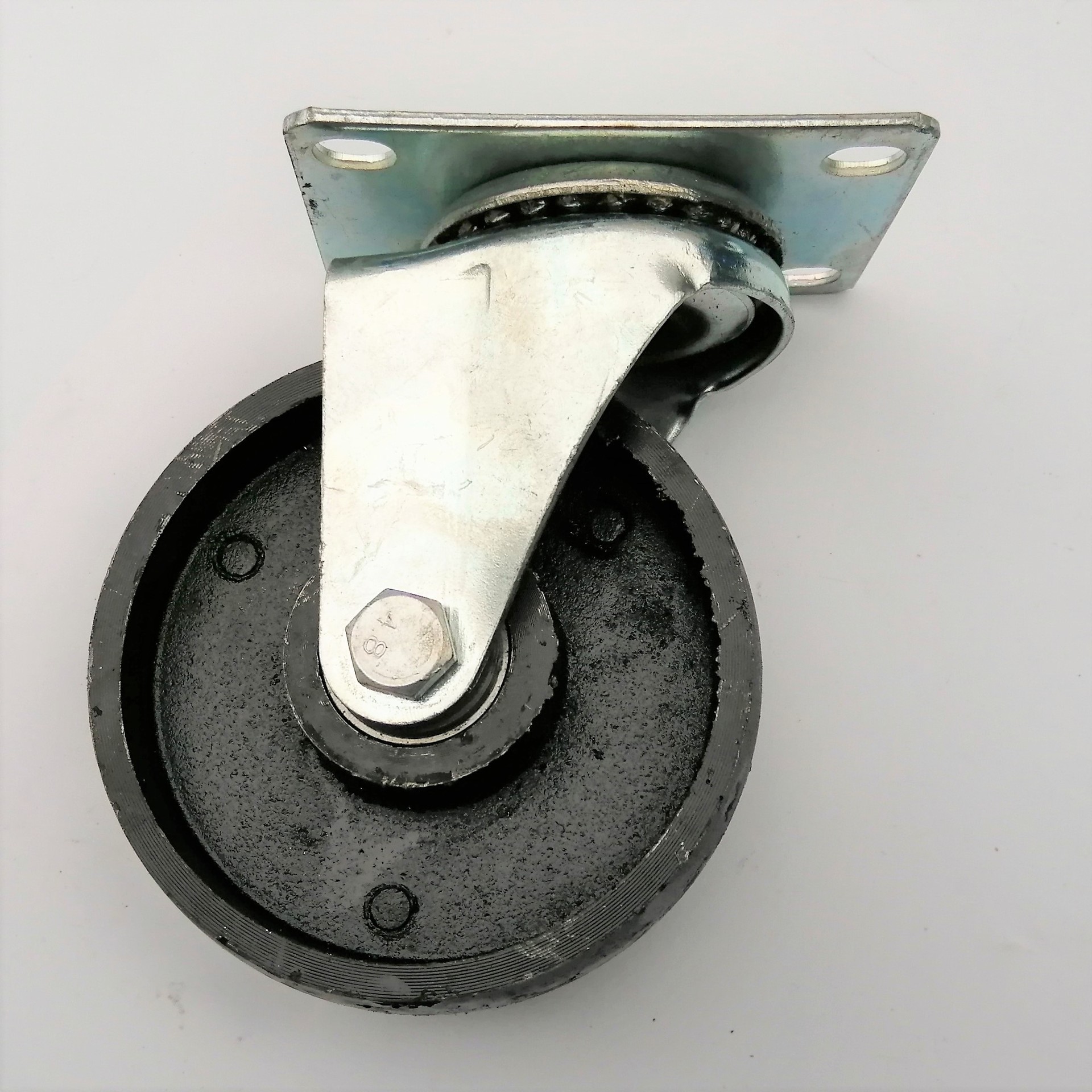 脚轮万向轮 中型全铁轮 中型铸铁轮 双轴承轮 加重轮