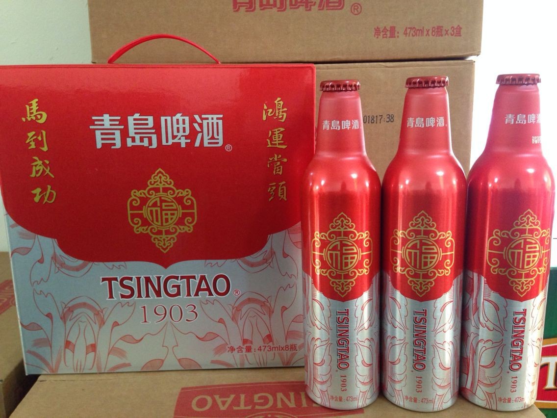 青岛啤酒,出口韩国大瓶,出口双狮640ml酒精5度,出口澳洲大瓶