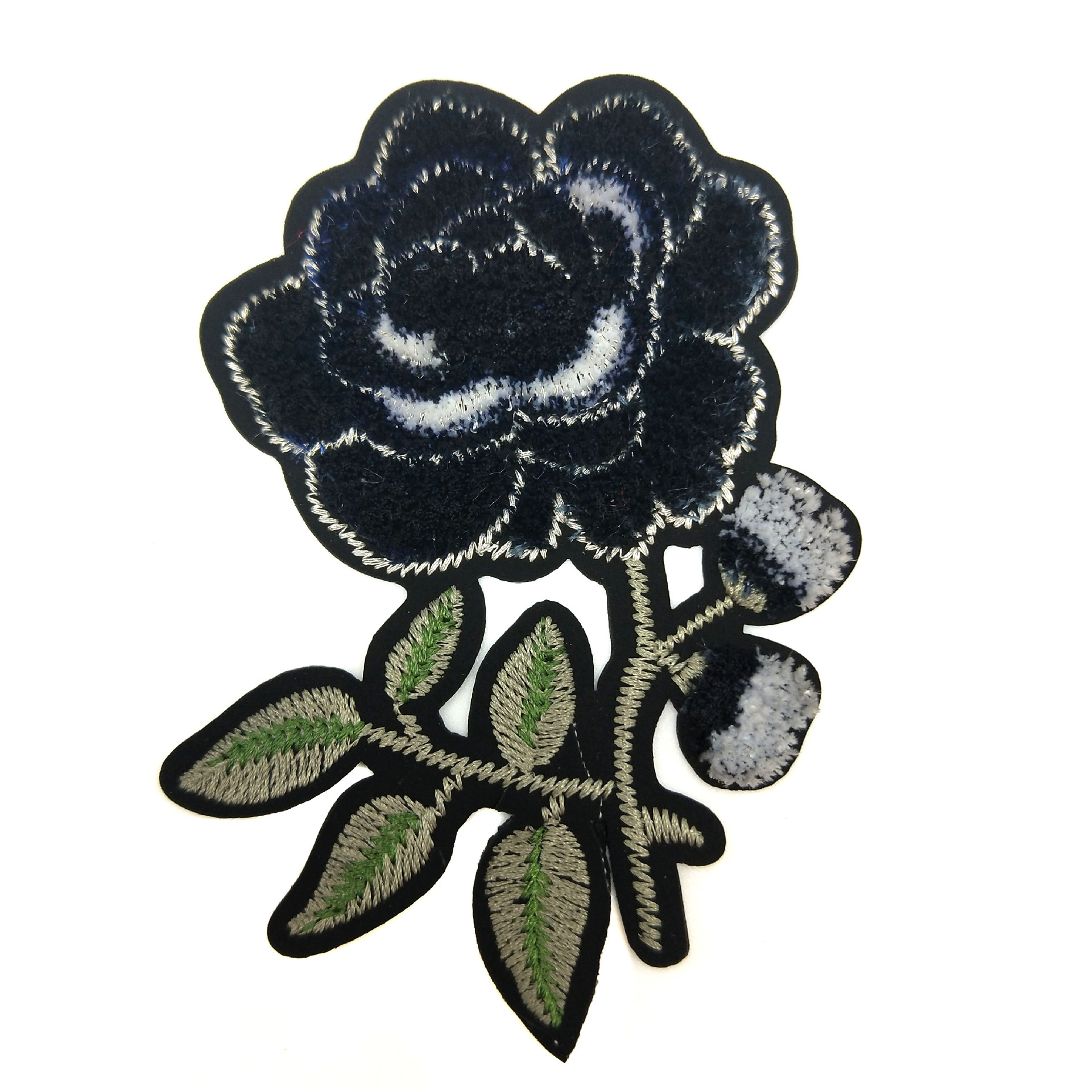 实体厂家生产裁片牙刷绣剌绣植绒剌绣牙刷绣植绒绣定制加工