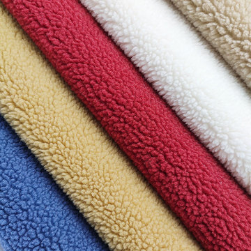 现货精品小颗粒仿奥粒绒 麂皮绒皮毛一体 卫衣外套大衣面料