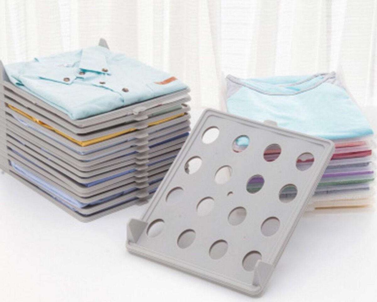 佳菡 新款懒人神器叠衣板塑料叠衣板可整理收纳防皱家用叠衣板