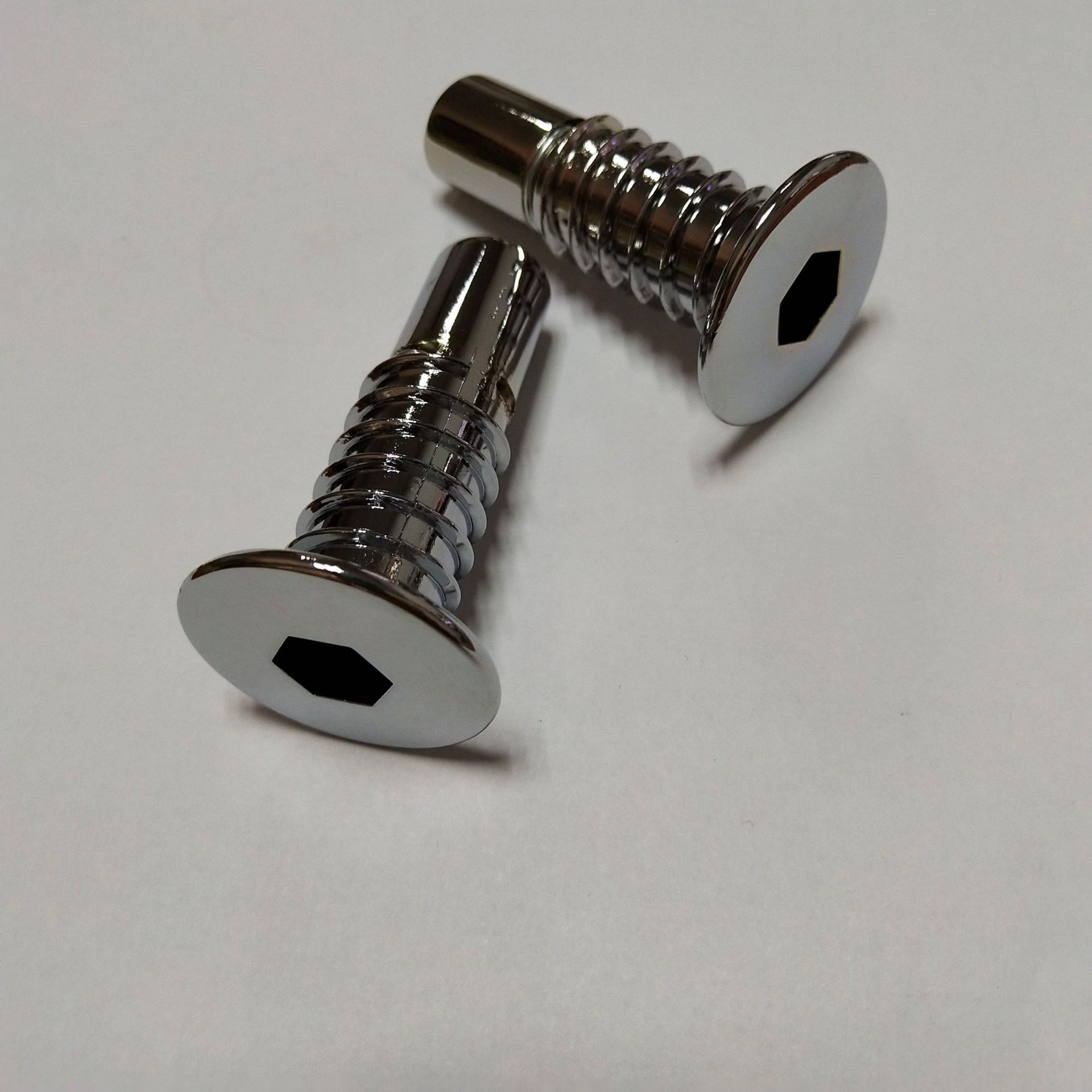 沙发铰双耳锌合金螺丝头套筒功能家具五金配件加工定制厂家热销