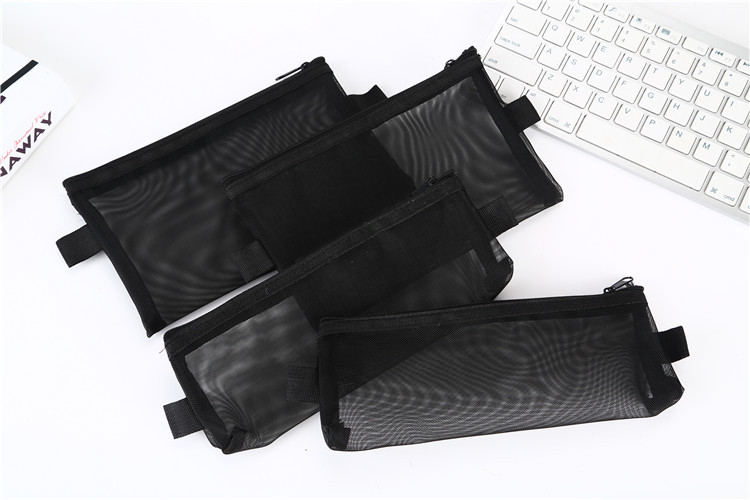 创意小清新铅笔袋透明笔袋大容量多规格简约文具袋办公用品资料袋