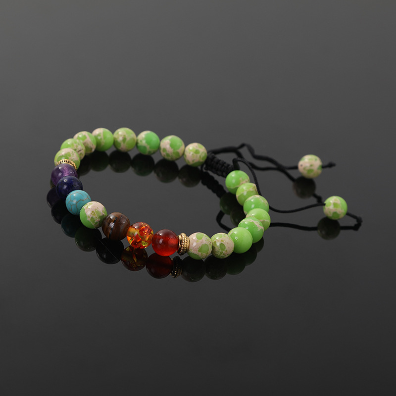 新款热卖欧美紫金石手工串珠手绳手链 时尚创意可调节手饰品批发