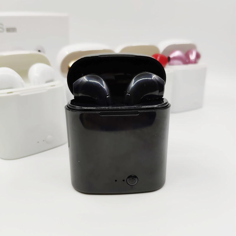 i12蓝牙耳机i7s蓝牙耳机无线真立体声带充电仓i7s迷你蓝牙tws耳机