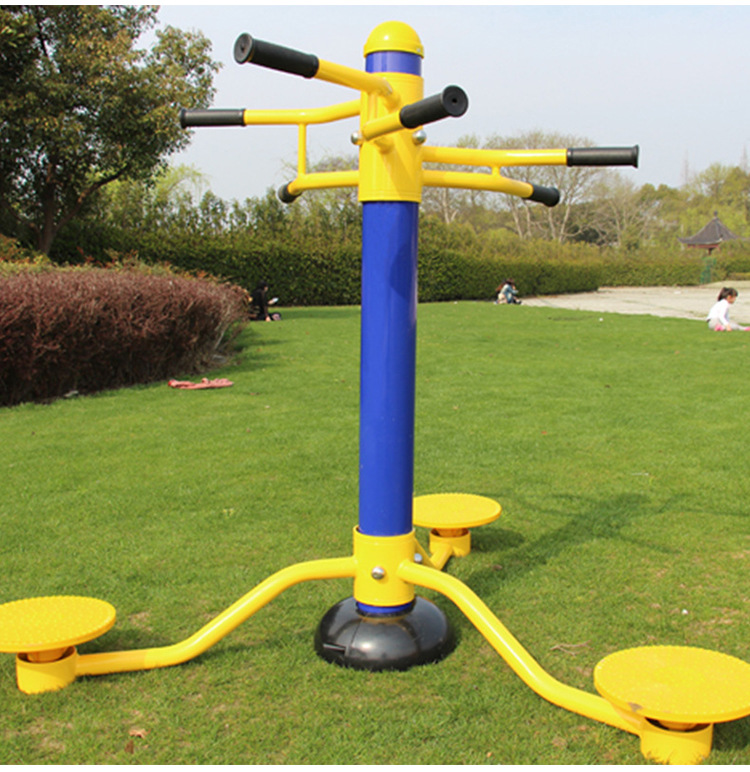 定州厂家供应户外健身路径三位扭腰器 广场公园室外老人扭转器