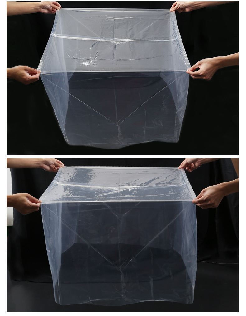 厂家批发四方底塑料袋 防潮薄膜袋一次性平口袋 pe包装袋定制