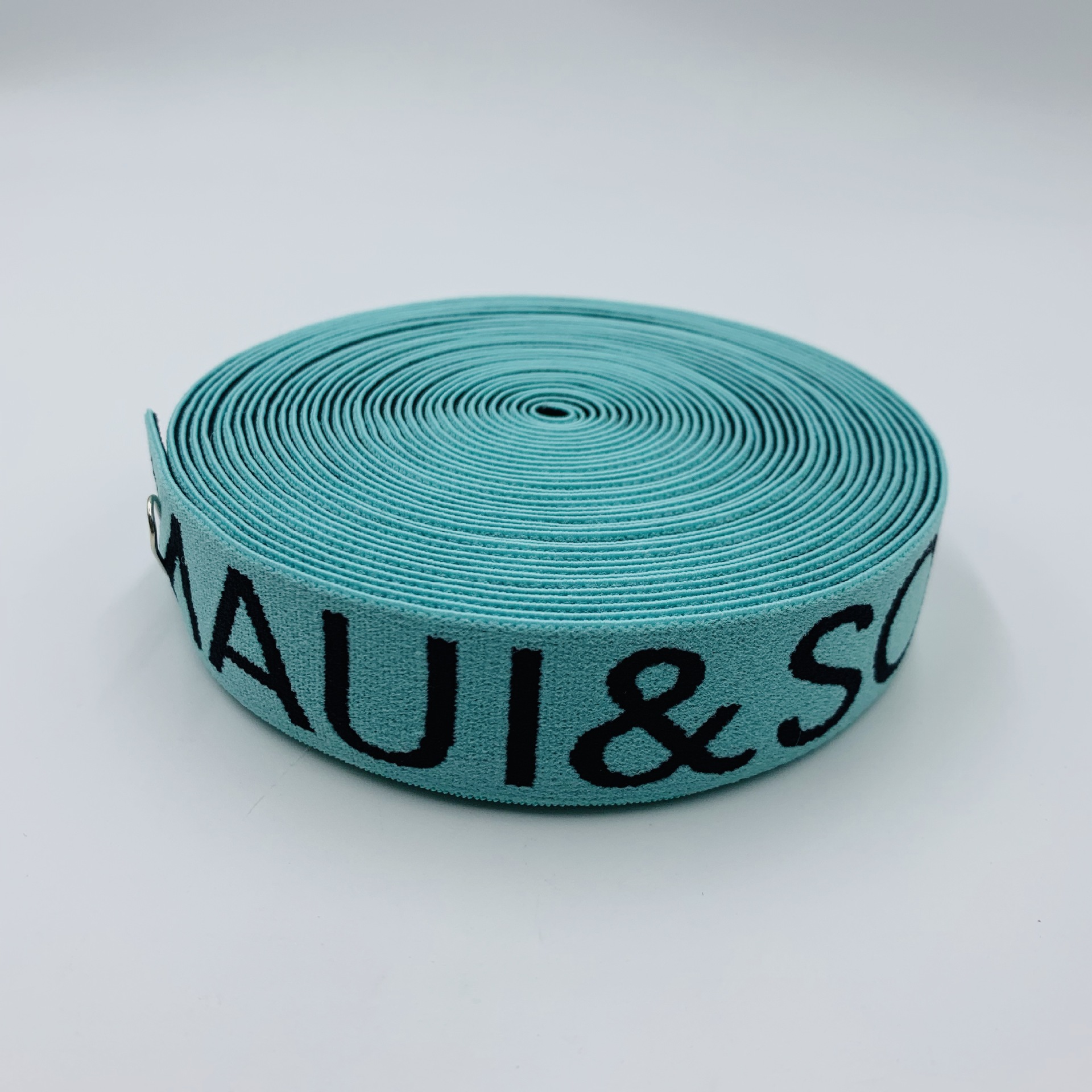 厂家定制 25mm锦纶提花松紧带 裤腰松紧带 瑜伽服diy头灯带弹力带