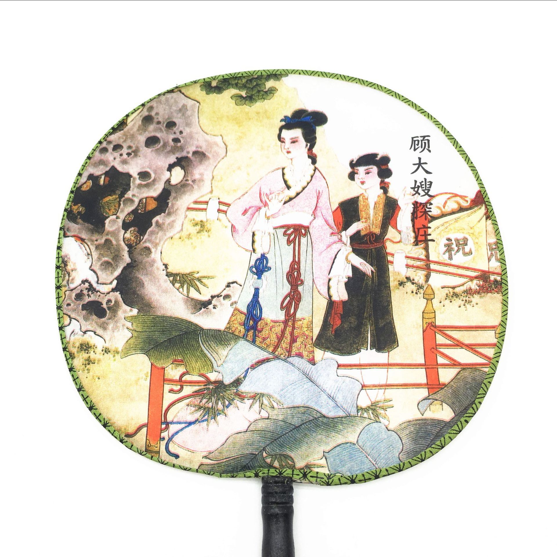 新款团扇宫扇圆形女式扇子古代古典宫廷舞蹈扇复古风汉服扇批发