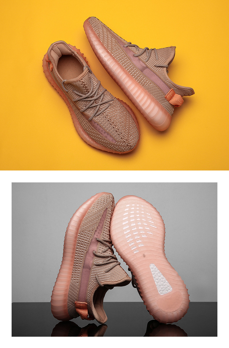 一戈椰子350 情侣休闲鞋满天星兵马俑真爆椰子鞋莆田楦型爆米花底