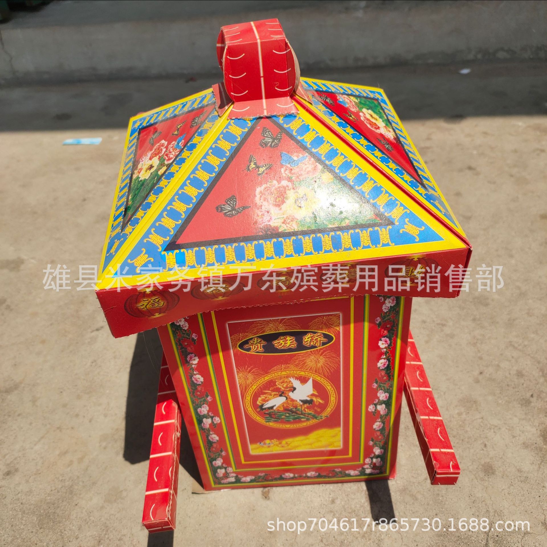 万东殡葬 娘娘轿 小轿子纸扎纸活纸轿子 布寒衣纸衣祭祀用品批发