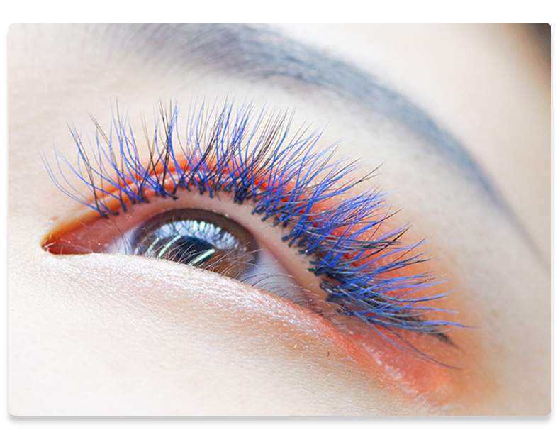 y型美睫嫁接yy睫毛软彩色超软混装貂毛柔软水貂毛蓝紫y毛假睫毛