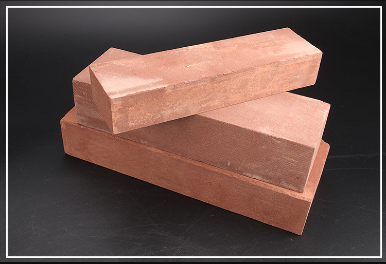 红岩石磨刀石多功能天然家用 特大号磨刀器菜刀开刃砥石批发