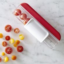 跨境专供厨房小工具番茄切片器多功能葡萄樱桃切片器水果分割器