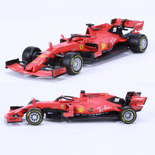 比美高1:43 F1方程式赛车模型2019 法拉力 SF90玩具仿真合金车模