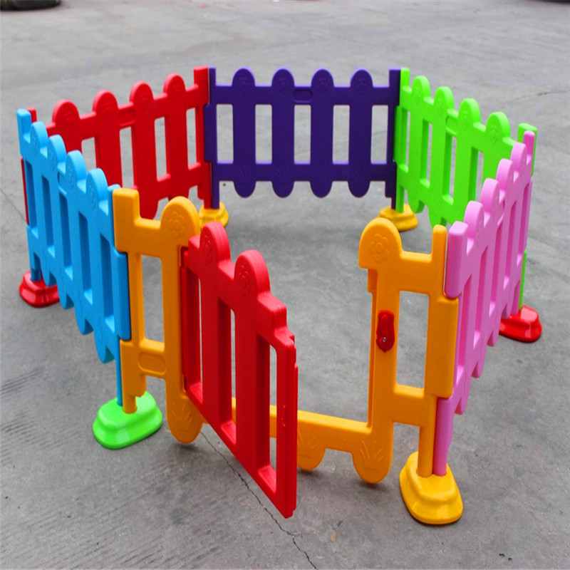 幼儿园栅栏儿童塑料护栏室外多角度围栏幼儿园围栏室内游戏隔离架