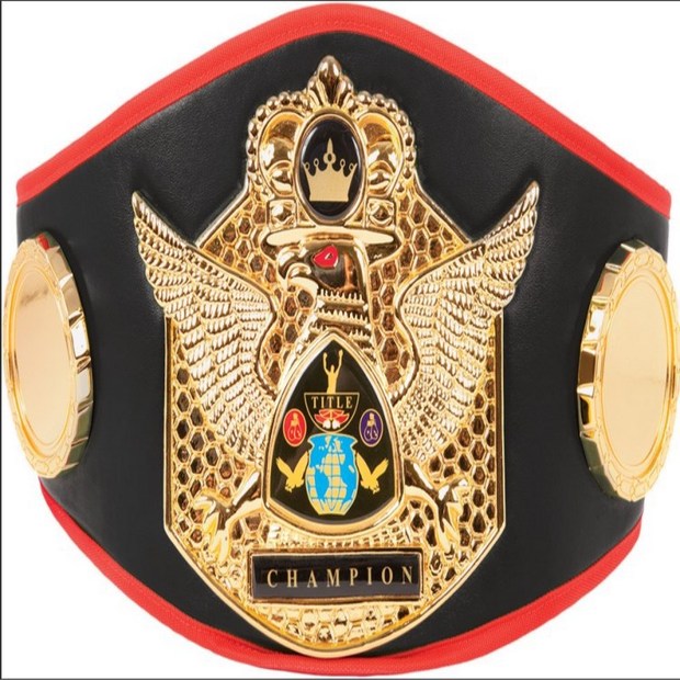 美国ibo拳击比赛冠军金腰带商务礼品赠送贵宾金腰带批量定制工厂