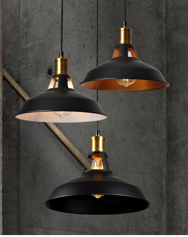 批发loft铁艺北欧现代简约复古餐厅吊灯阳台仓库单头吊灯