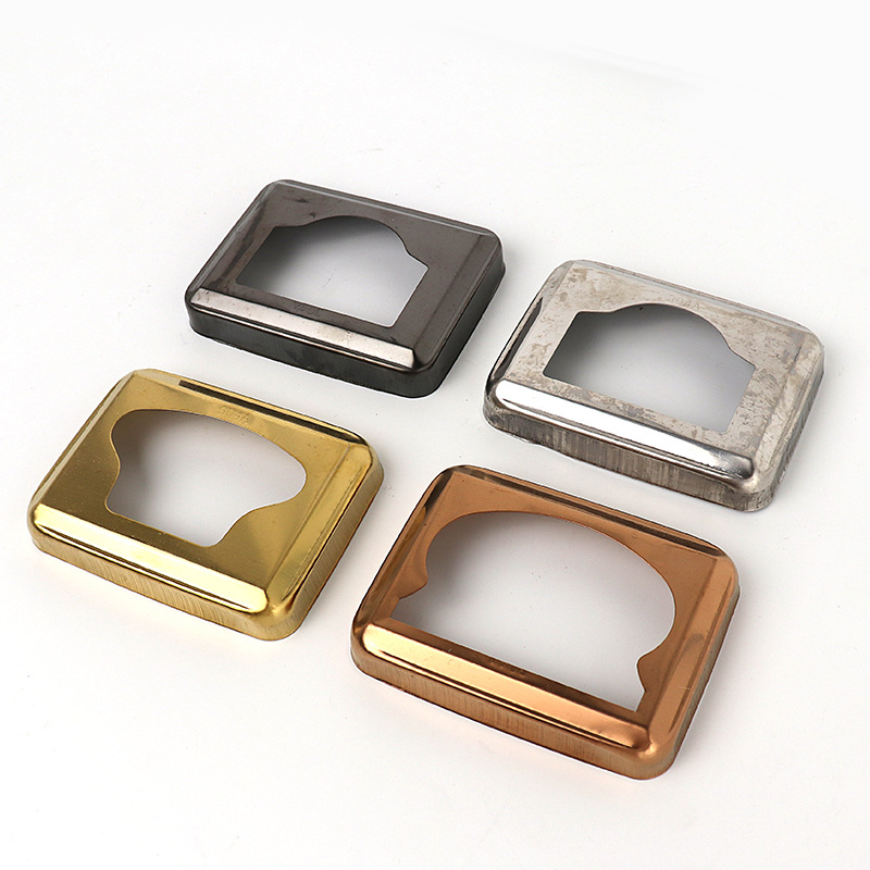 304不锈钢装饰盖面包蘑菇椭圆盖遮丑线孔盖楼梯扶手盖方管装饰盖