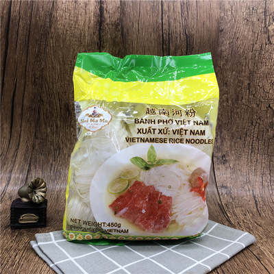 水妈妈牌越南河粉 越南进口米粉河粉pho 檬粉牛肉粉 450g