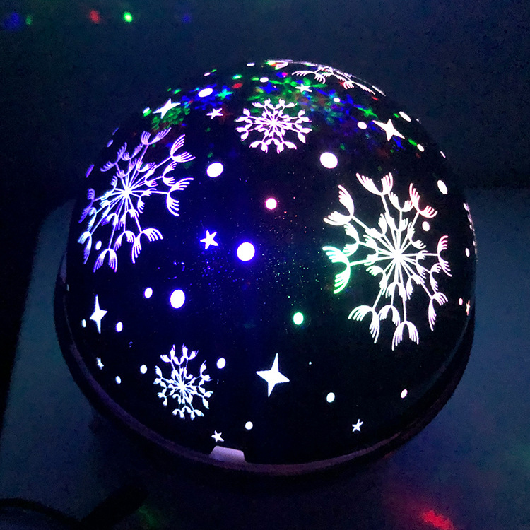 创意浪漫星空投影灯仪卧室梦幻旋转满天星睡眠星光夜光星星小夜灯