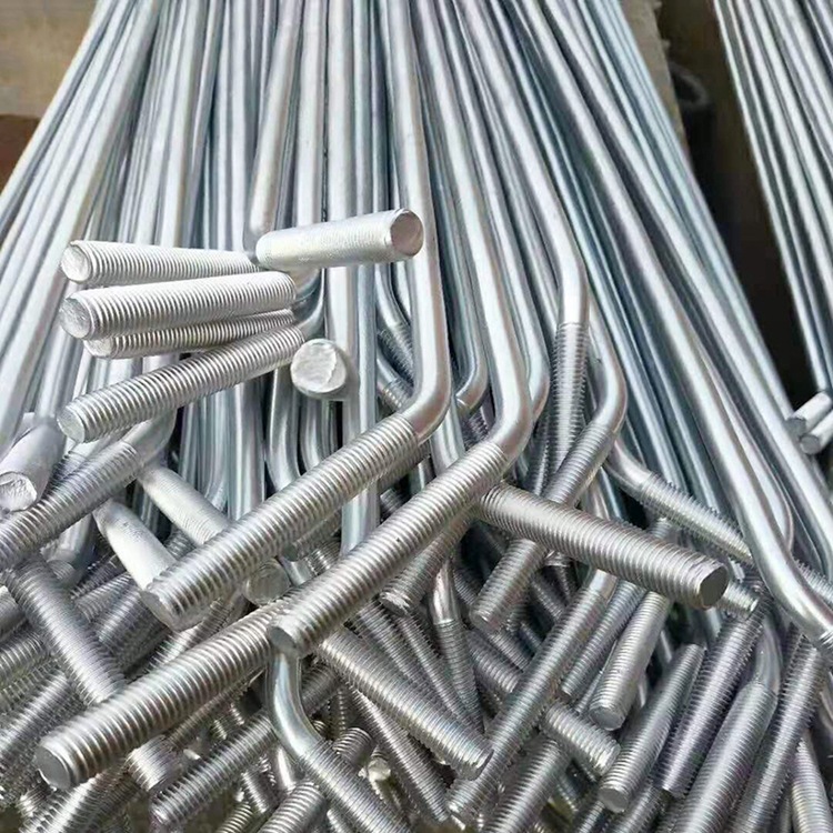 建筑双头拉条钩头螺栓 钢结构专用水平支撑直拉条 热镀锌斜拉条