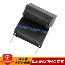 BM 丰明 MKP 电磁炉电容器 0.3UF630VAC 0.3UF1200V 立式