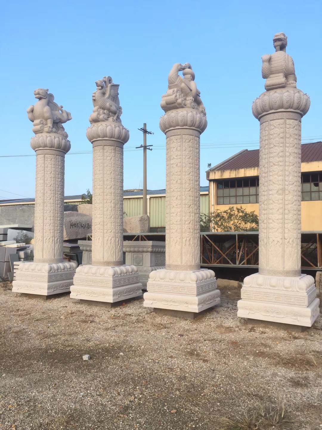 石雕罗马柱,一种文化升华而成的艺术