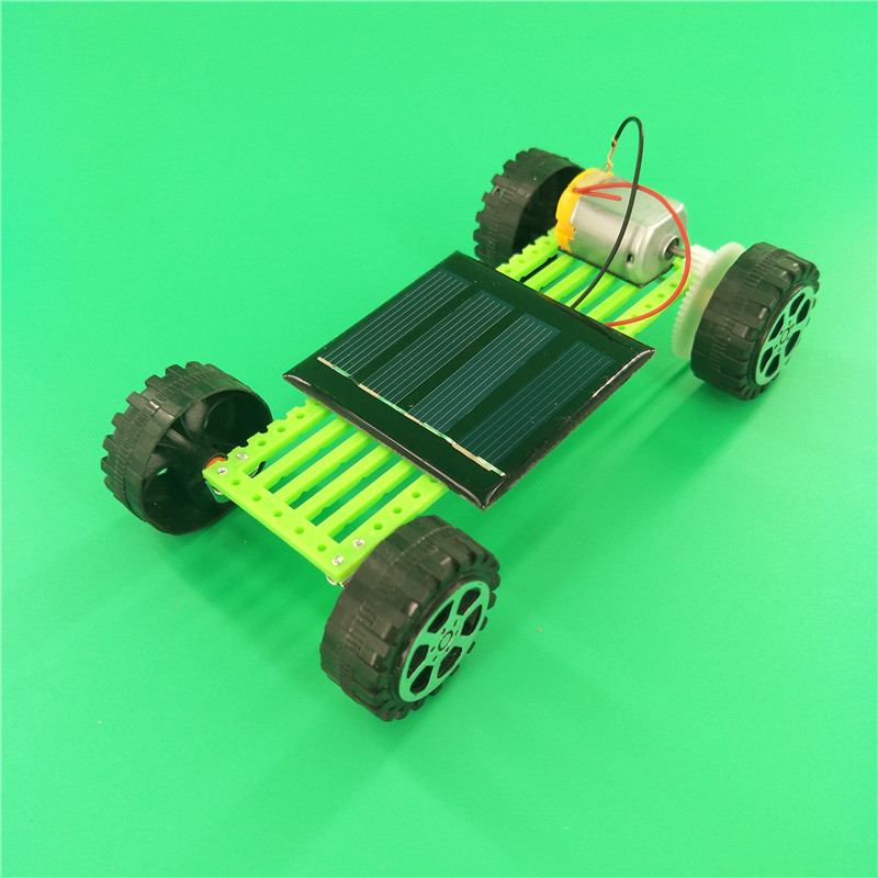 自制太阳能小车 diy科技小制作手工制作材料科普拼装玩具科学实验