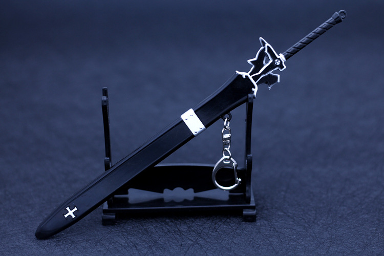 刀剑神域动漫武器周边桐人阐释者金木樨水妖精剑鞘兵器22cm