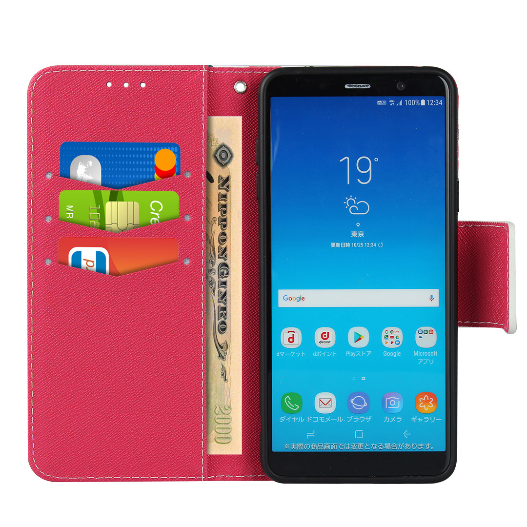 三星feel2 sc-02l印图挂绳手机皮套