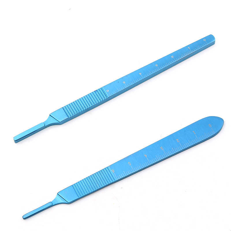 医用不锈钢手术刀11号 15号带刻度刀柄3号 4号美容整形器械工具