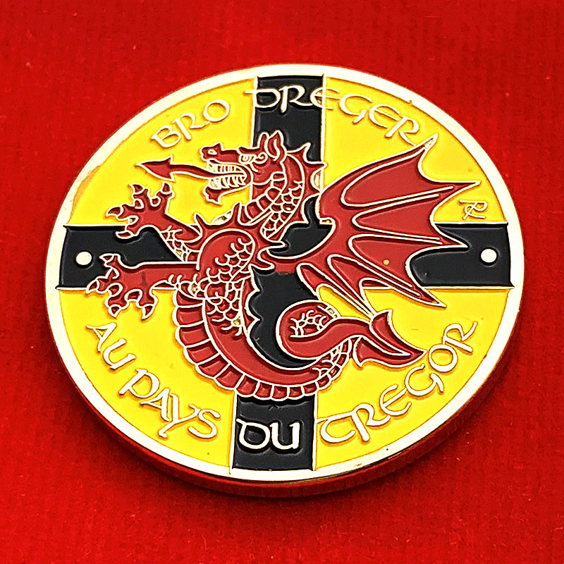 代发 定制飞龙徽章镀金纪念章 收藏工艺定制logo金币硬币纪念币