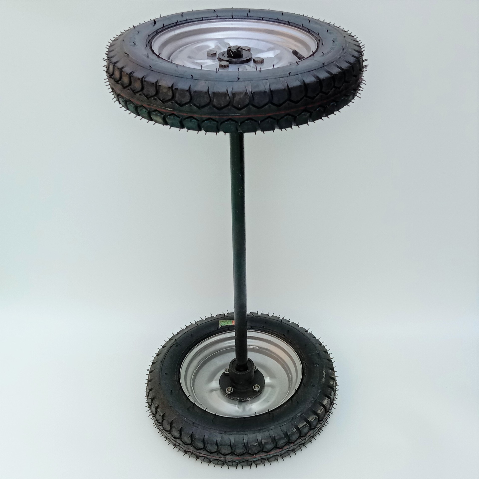 脚轮万向轮 工矿轮 充气轮 工地轮 400-12通轴轮 单轮 单独通轴