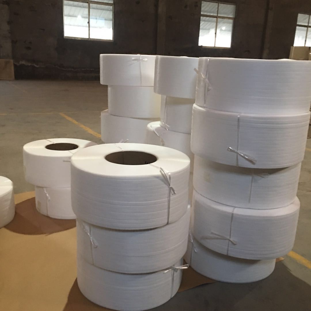 pp打包带 全半自动打包带 纯料打包带 白色捆扎带 封箱带.