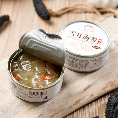 海御海参罐头 海鲜罐头 即食下饭无添加网红麻辣红焖上汤雪耳海参