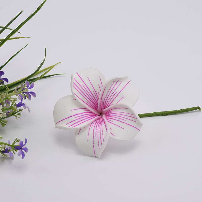 鸡蛋花头饰 仿真eva夏威夷头花 泳装旅游海边pe花 厂家直销