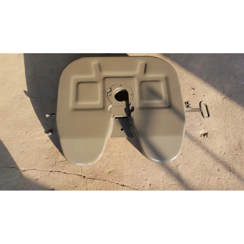 90加宽加厚型重载挂车牵引座挂车专用牵引盘拖车牵引鞍座配件