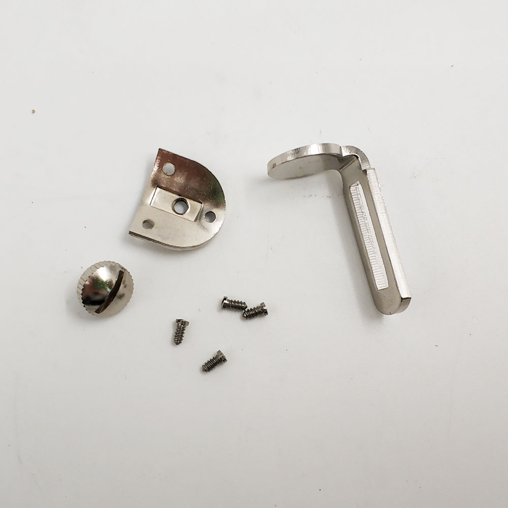 管乐器配件银色黄铜镀镍黑管指托可调节可挂背带单簧管拇指托批发