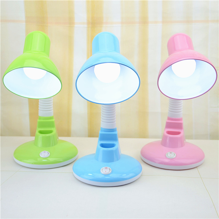 Children's Learning Desk Lamp Reading Eye Protection Led Plug-in Metal Table Lamp Student Writing Dormitory Foreign Trade Desk Lamp