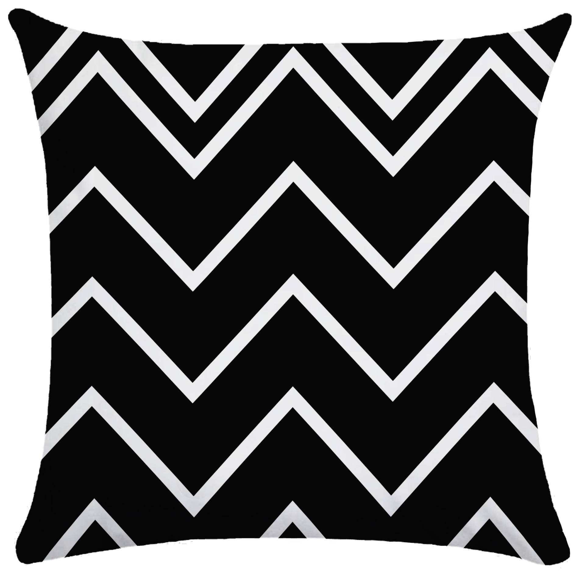 创意纹理黑白几何超柔抱枕短毛绒单双面靠枕跨境亚马逊爆款