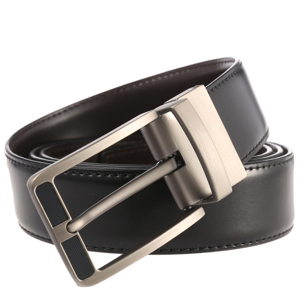 针扣皮带 休闲皮带 二层牛皮皮带 打孔皮带ly35-zz4057-1