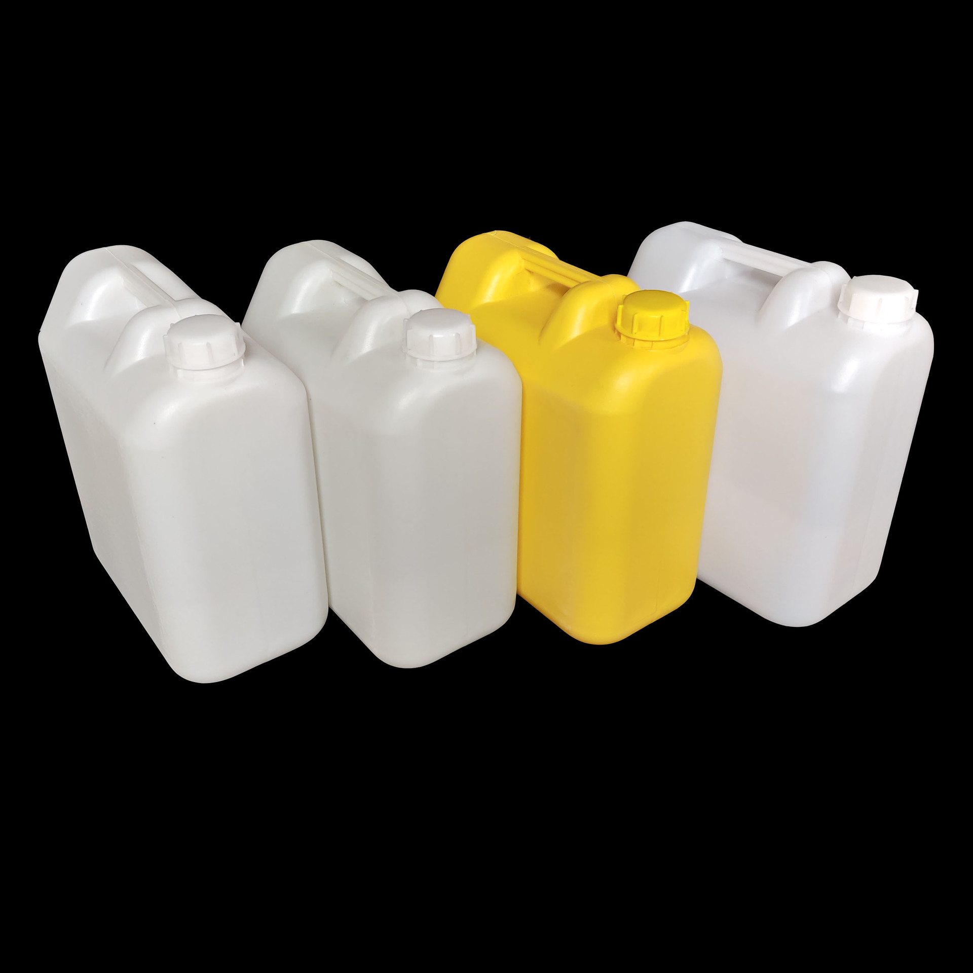 20升方扁形手提塑料桶洗洁精化工包装桶白色黄色洗衣液纯料加厚桶