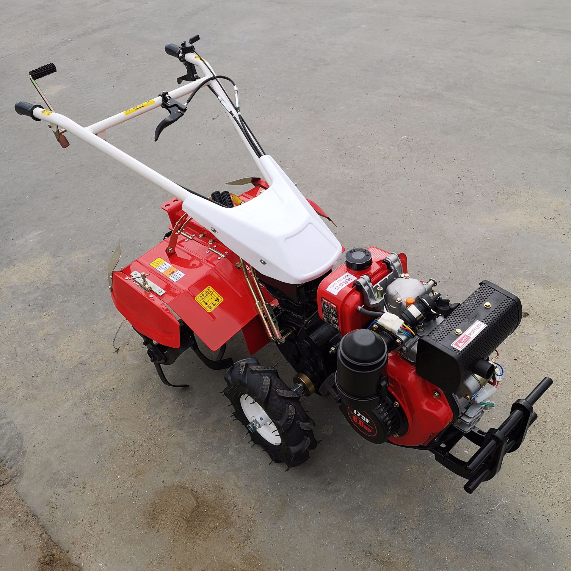 柴油173四驱微耕机